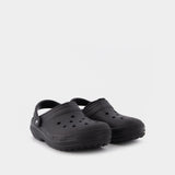 Classic Lined Clog黑色洞洞鞋