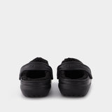 Classic Lined Clog黑色洞洞鞋