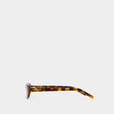 Saint Laurent Sl 557 棕色醋酸墨镜