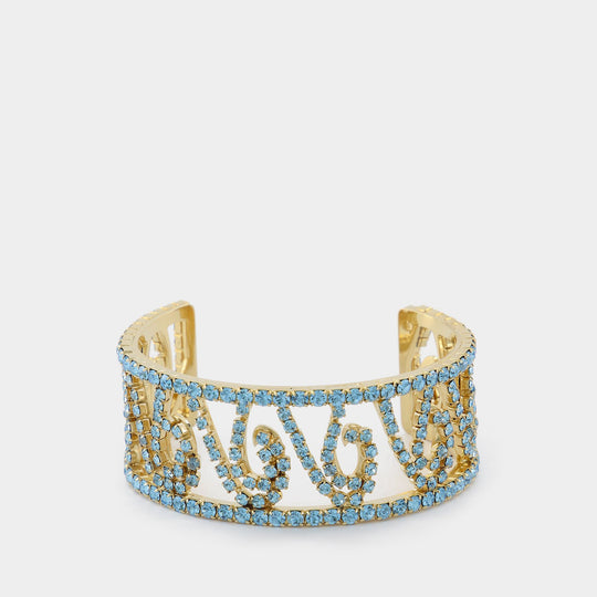Shourouk Poseidon 金属饰水钻手镯