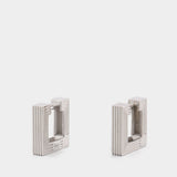 Ivi Small Aurelia Hoops Narrow Season 6小号镀金金属耳环