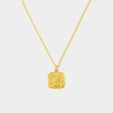 Infernal Storm 金色金属项链