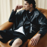 The Curve 黑色牛皮腋下包小水桶包