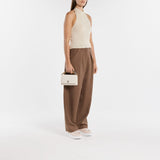 Small Skull Ch Hobo Bag - Alexander Mcqueen -  Soft Ivory - Leather