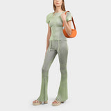 Olympia Small橘色牛皮腋下包挎包