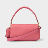 Tabby Pillow 粉色皮质酒神包枕头包手提单肩包