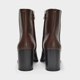 Aeyde Leandra皮质高跟踝靴