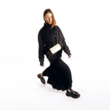 Upper and Ru 黑色牛皮乐福鞋