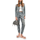 Tread Sandals 粉色帆布凉鞋