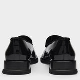 黑色羊皮乐福鞋