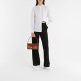 Sneakers Oversize 白色皮质白色鞋跟运动鞋