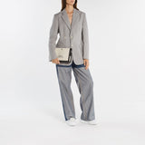 Court Sneakers白色牛皮内里厚底运动鞋