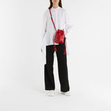 Sneakers Oversize 白色皮质白色鞋跟运动鞋