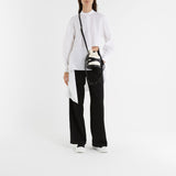 Sneakers Oversize 白色皮质白色鞋跟运动鞋