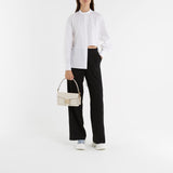 Sneakers Oversize 白色皮质白色鞋跟运动鞋