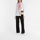 Sneakers Oversize 白色皮质白色鞋跟运动鞋