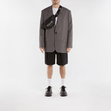 Tread Slick 黑色帆布厚底鞋