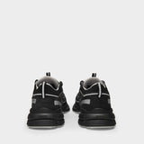 Marathon R-Trail 黑色/深灰色皮质运动鞋