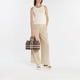 Lf Tnr New Regis L Chk格纹棉质休闲运动鞋