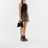 Strike L20 Ankle Boots - Balenciaga - Black/White - Leather