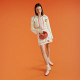 Carel Twiggy Babies 皮质方头粗跟玛丽珍鞋