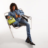 Elleme Eclair Zipper 皮质高跟踝靴