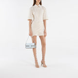 Cult Gaia Lislie金属色水钻凉鞋