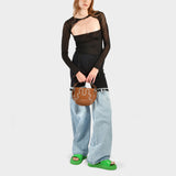 Ganni Sporty Mix 植鞣皮 休闲运动鞋 舒适厚底凉鞋