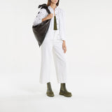 Ganni Mid Chelsea Tonal Boots 光面牛皮低跟中筒切尔西靴