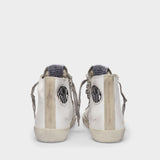 Golden Goose GGDB Francy 中帮光面牛皮星星运动休闲小脏鞋新品