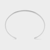 Le 7g Bangle Ribbon Bracelet in Silver