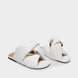 J.W. Anderson Flat Twist Sandal 皮质平底凉鞋