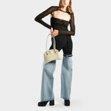 Stella McCartney科技皮质带防水台靴子 时尚厚底不累脚短靴正品