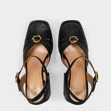 Nodaleto Bulla Aurora 时尚高跟鞋 牛皮厚底凉鞋