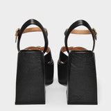 Nodaleto Bulla Aurora 时尚高跟鞋 牛皮厚底凉鞋