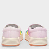 Palm Angels Snow Slip On 多色彩虹色帆布鞋 舒适厚底鞋2023新款