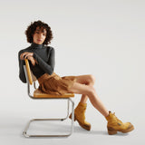 Palm Angels Desert Boot Sand No Color皮质低筒靴