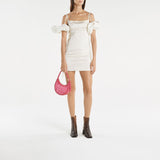 Marine Serre Airbrushed Crafted 棕色油面皮质高跟踝靴