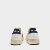 Veja V-12 男士低帮拼色平底运动鞋正品
