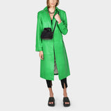 Leather Loop uette  黑色光面牛皮手提包斜挎包