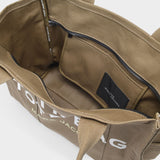 Marc Jacobs驼色棉质大号托特包