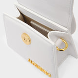 Jacquemus Le Chiquito细肩带皮质斜挎包情侣款正品