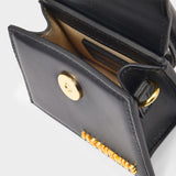 Jacquemus Le Chiquito细肩带皮质斜挎包情侣款正品