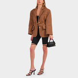 Jacquemus Le Chiquito Long 光面牛皮长款手提斜挎包 正品