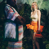 Jacquemus Les Creoles Raphia 耳环