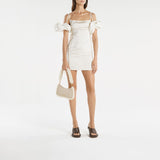 Jacquemus Le Bisou Doux 浅米色皮质腋下包