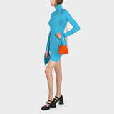 Nanushka The Bar Clutch Mini 迷你植鞣皮手包棕色