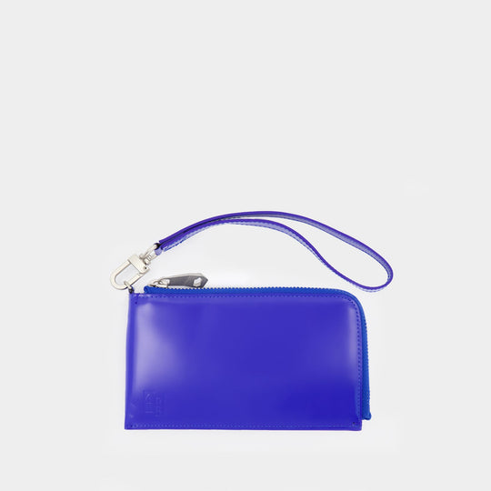 01 TRS Tag 蓝色皮质钱包