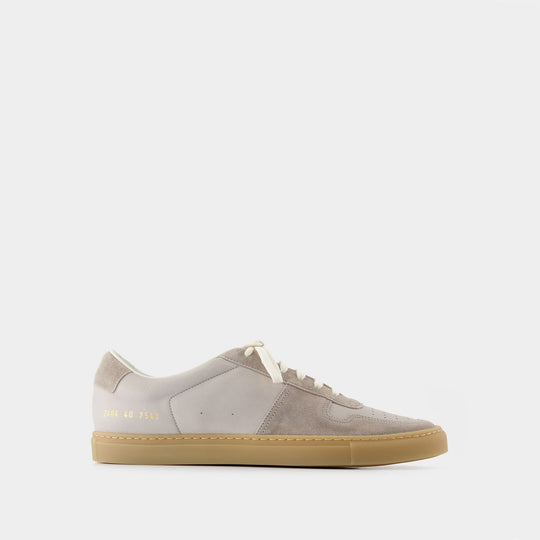 Bball Duo Slim Sneakers - COMMON PROJECTS - Leather - Grey