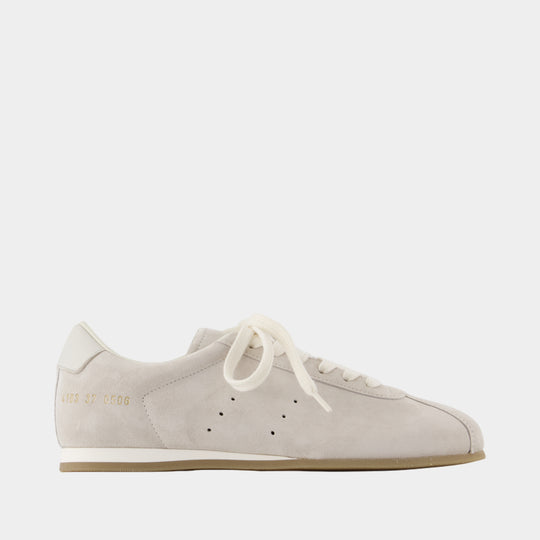 Driving Shoe Sneakers - COMMON PROJECTS - Leather - White